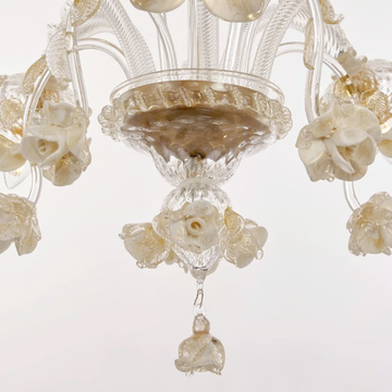 ROSETO - Handmade Murano glass chandelier by Sogni Di Cristallo - view 3